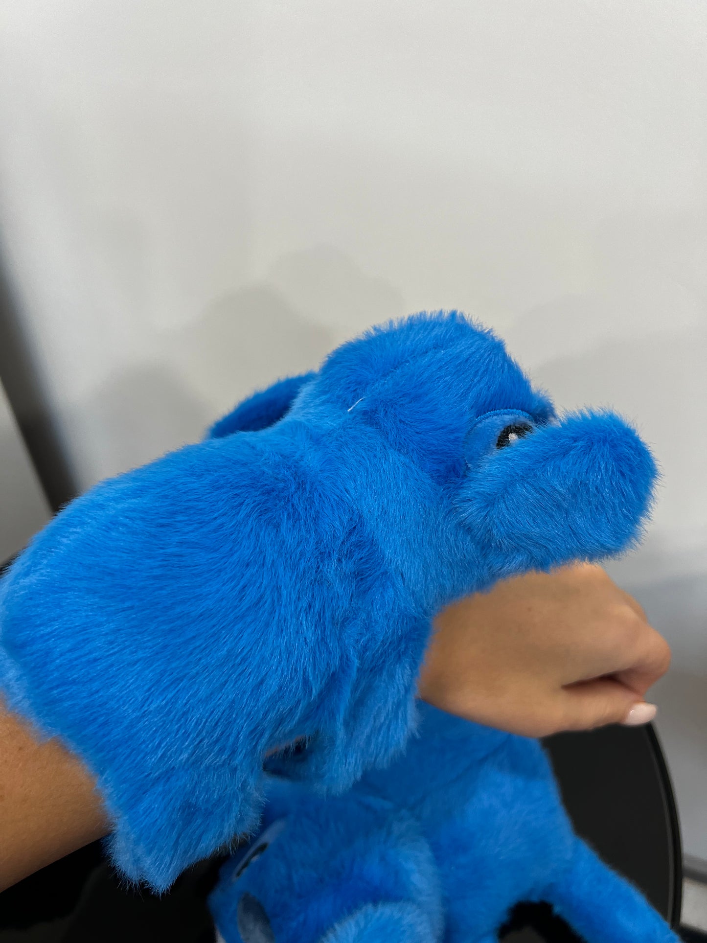 Minkštas žaislas ant rankos